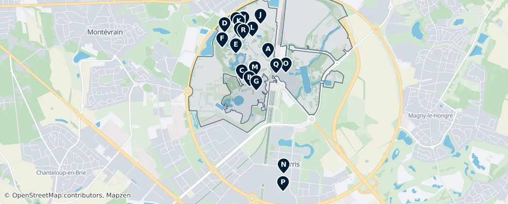 Disneyland Paris: The Essential Experience – Mapa