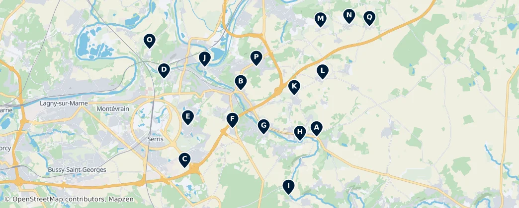 Historic Churches and Religious Sites – Mapa