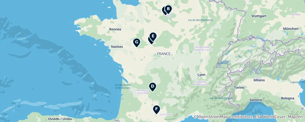 Map of Historic Palaces & Manors