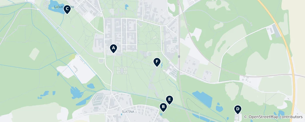 Mappa di Healing Mineral Springs