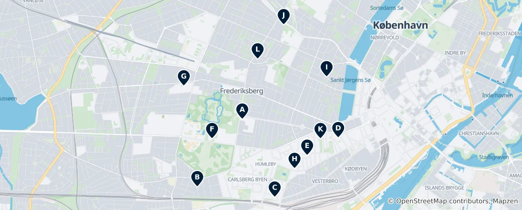 Mapa Historic Churches