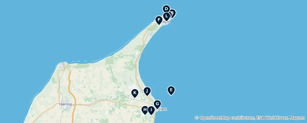 Mappa di Historic Coastal and Inland Structures