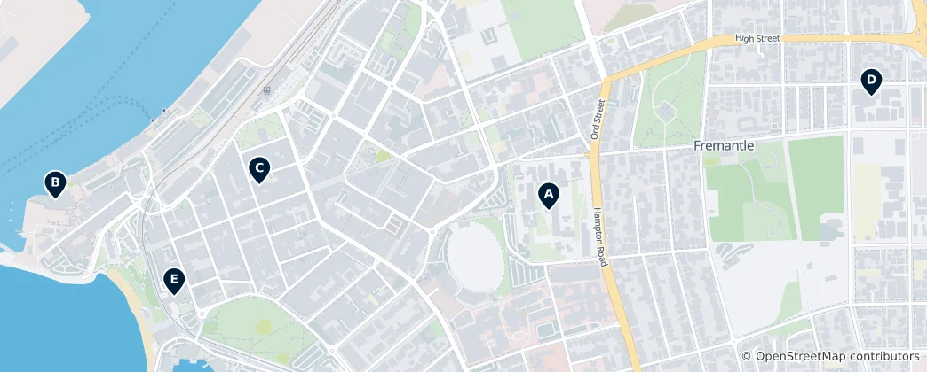 Mapa Museums and Galleries