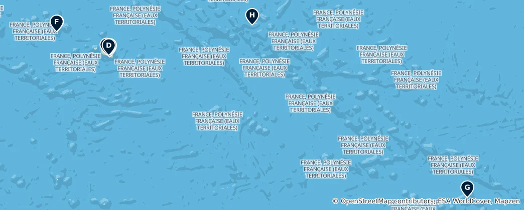 Map of French Polynesia Essentials
