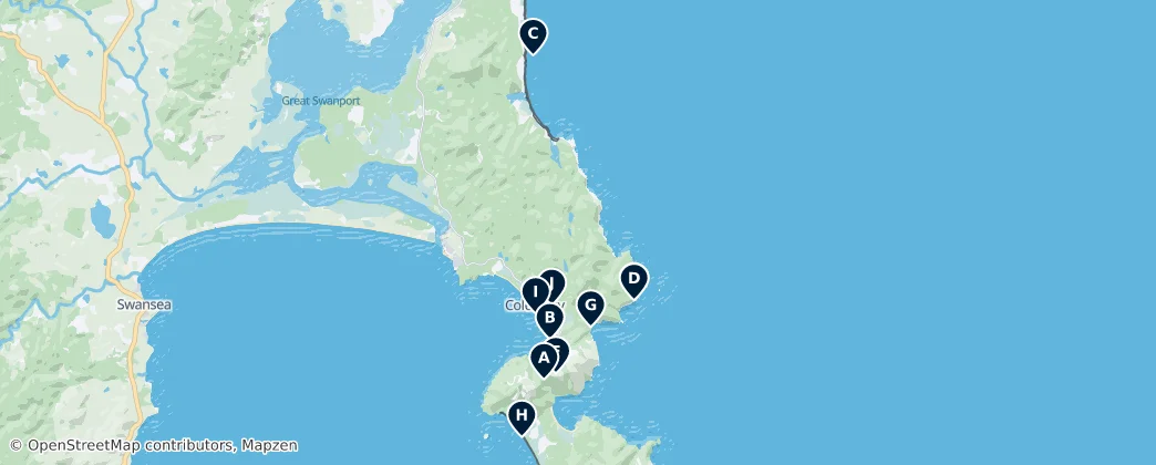 Freycinet National Park Essentials — Map