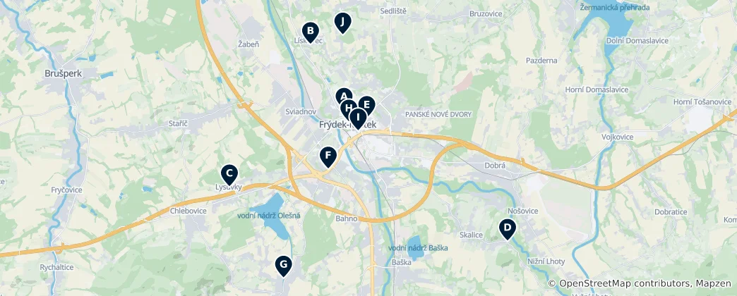 Map of Historic Religious Sites