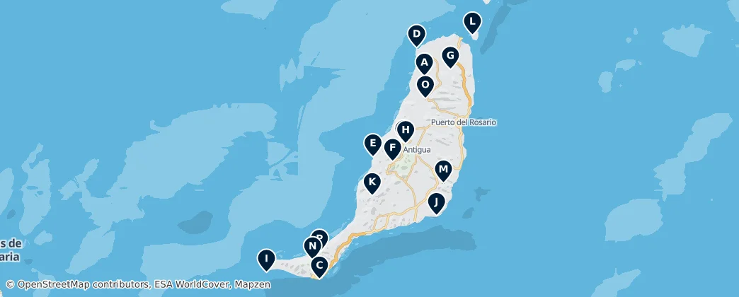 Viewpoints & Natural Landmarks – Mapa