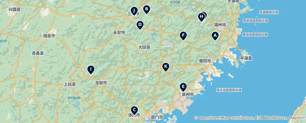 Mappa di Historic Ruins and Castles