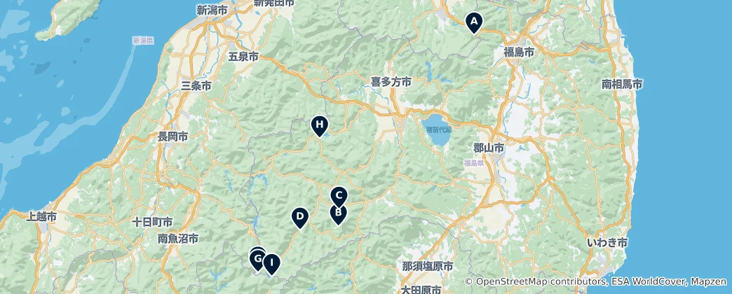 Mappa di Winter Sports & Alpine Huts