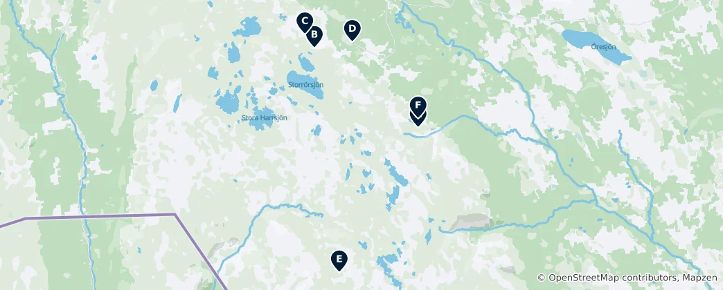 Mappa di Fulufjället Essentials
