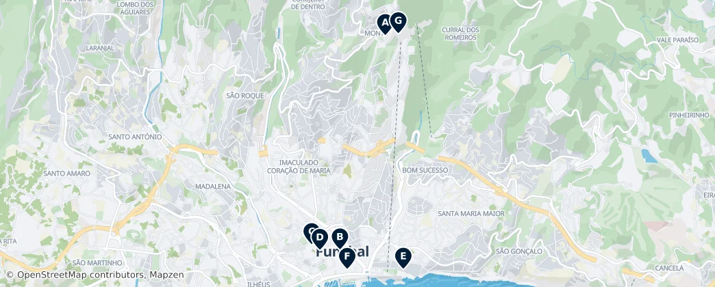 Map of Notable Places of Worship