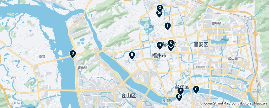Mapa Religious Heritage Sites