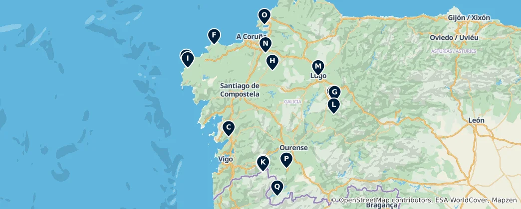 Mapa Sacred Roman Catholic Sites