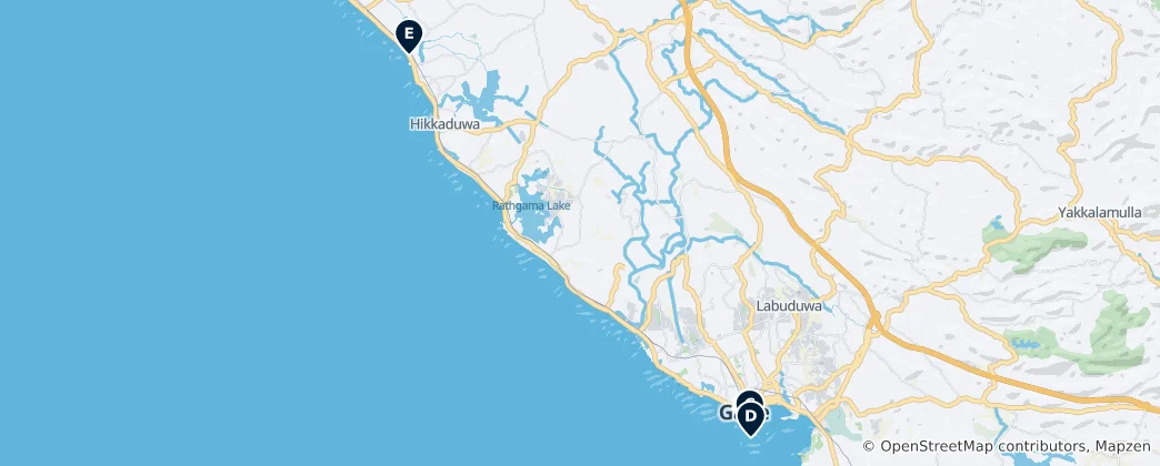 Map of Historic Forts and Monuments