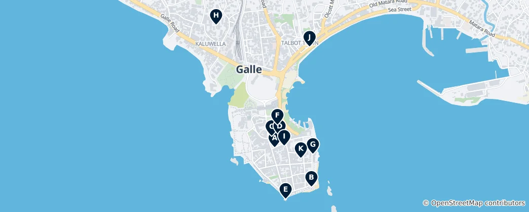 Mappa di Galle Essentials