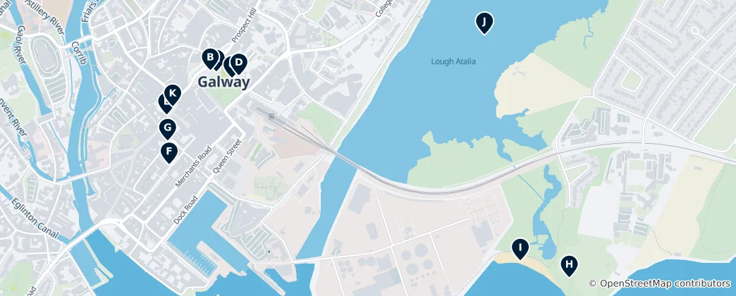 Map of Galway Unmissables