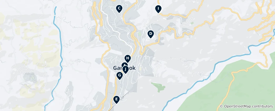 Mapa Gangtok Essentials