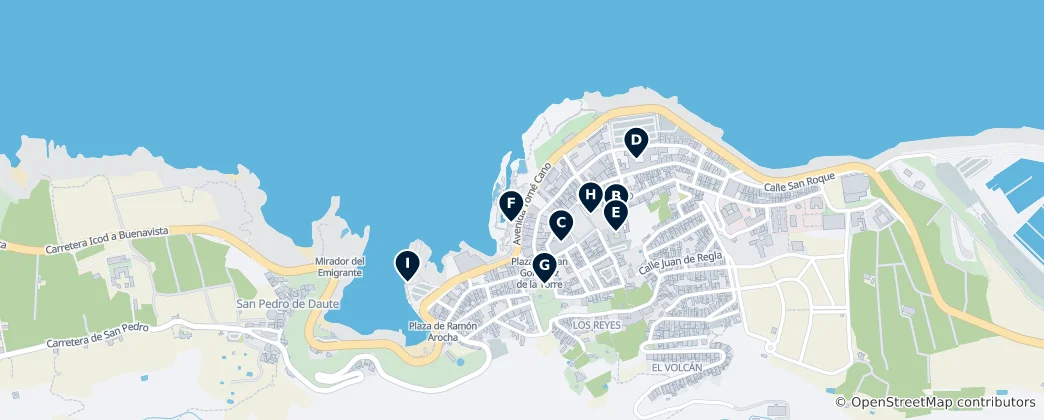 Mapa Regional Heritage Sites