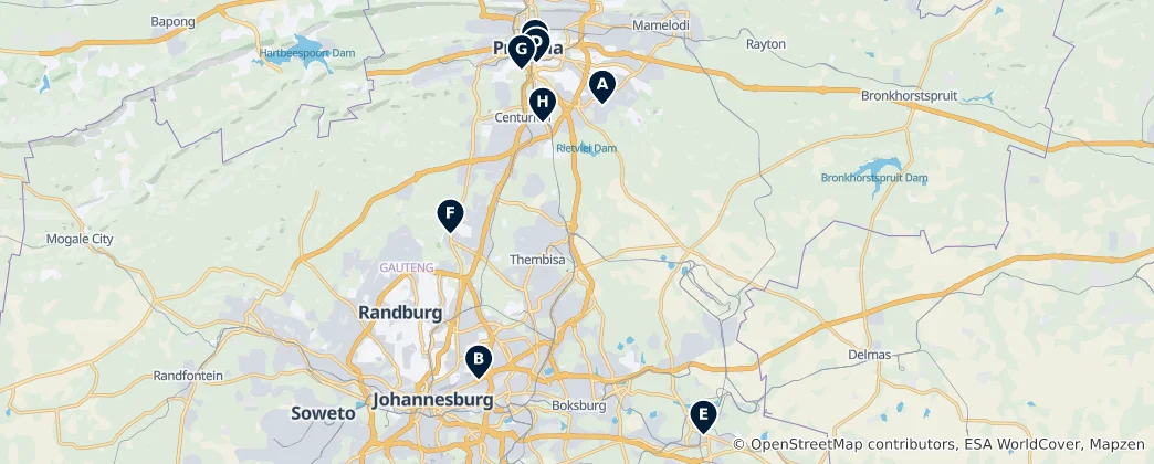 Mapa Theaters and Cinemas