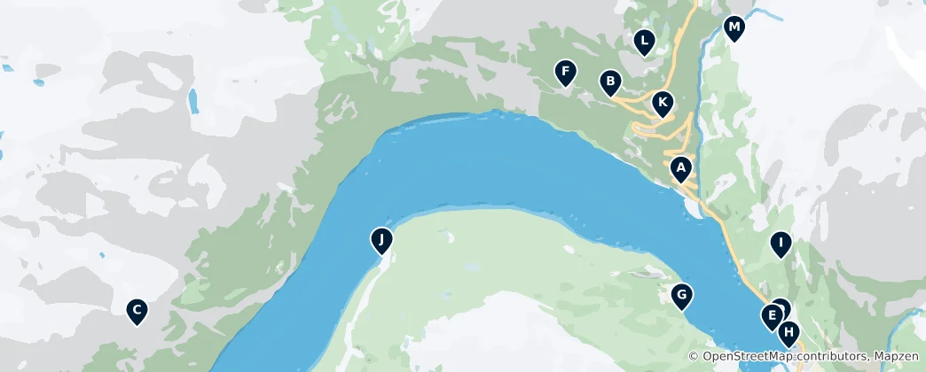 Carte de Les incontournables du Geirangerfjord