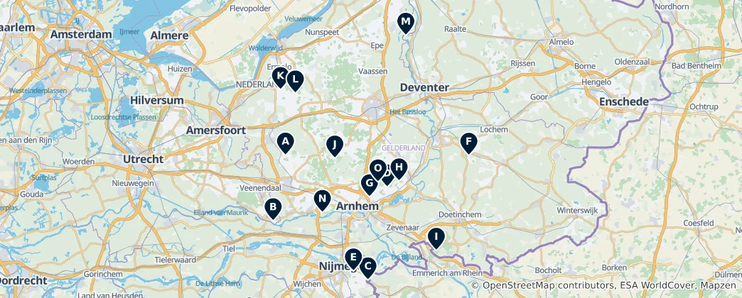 Carte de Scenic Viewpoints & Peaks