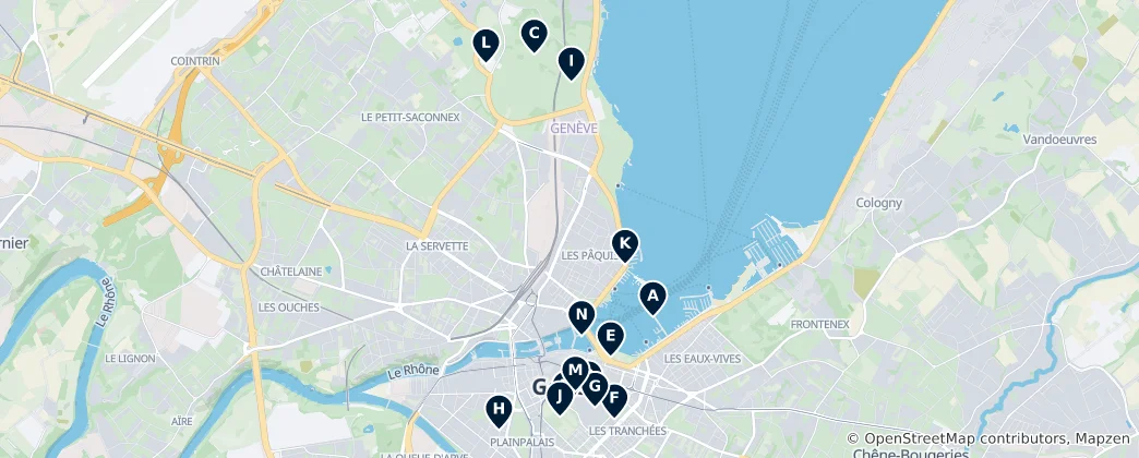 Map of Geneva Essentials