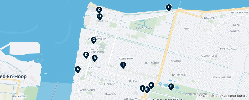 Mappa di Georgetown Essentials