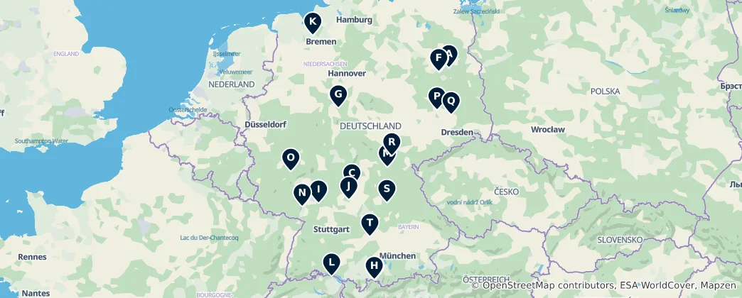 Carte de Castles and Fortifications