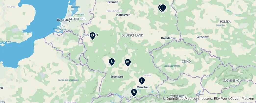 Carte de Deutschland's Absolute Essentials