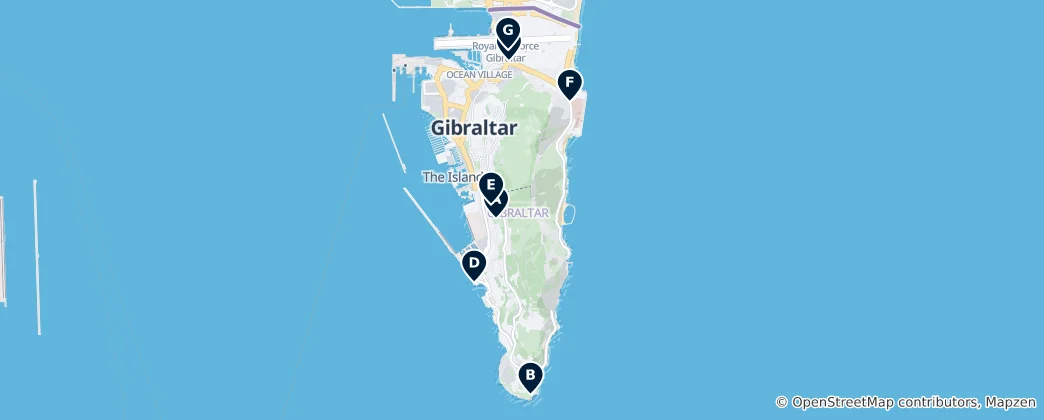 Mappa di Memorials and Monuments