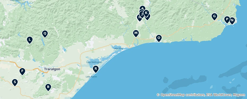 Mapa de Natural Wonders and Ancient Ruins