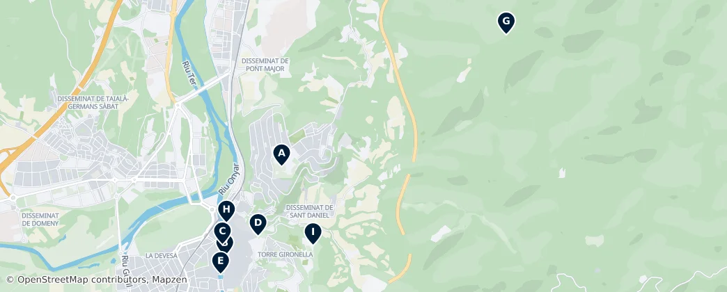Map of Historic Sites and Viewpoints