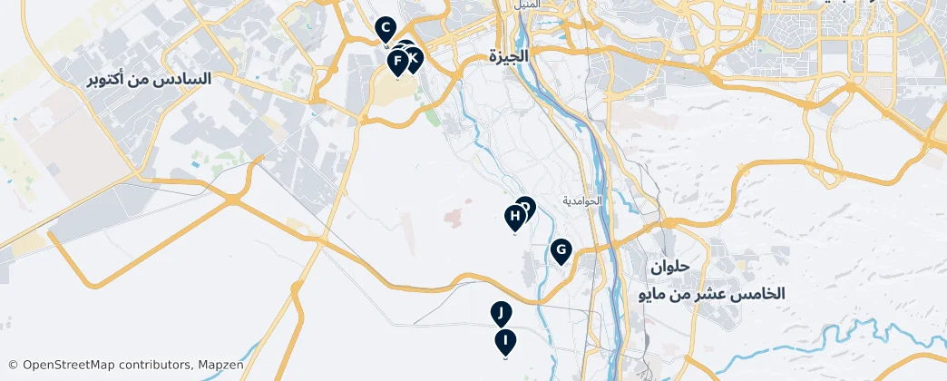 Giza Governorate Essentials — Map