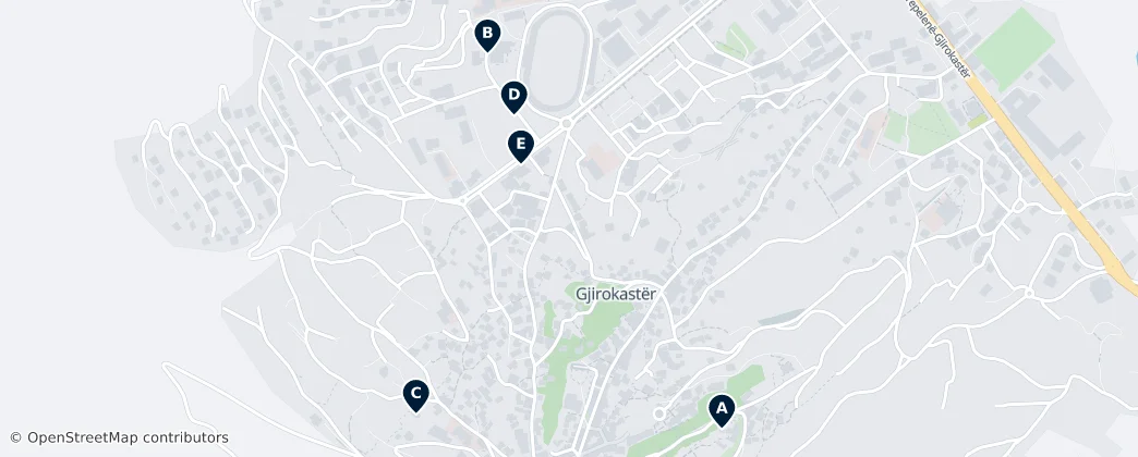Gjirokastër — Mappa