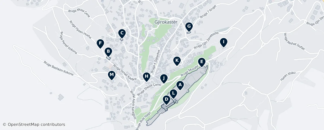 Historic Sites — Karte