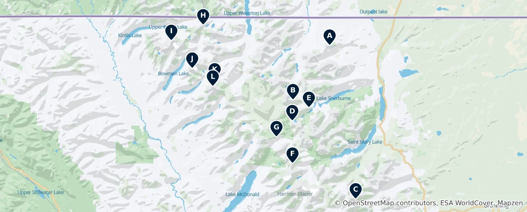 Map of Majestic Peaks & Cliffs