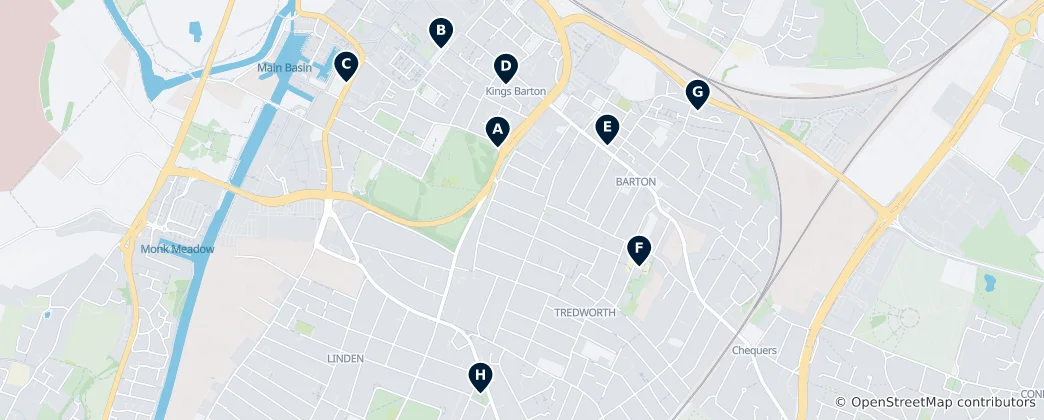 Mappa di Gloucester Essentials