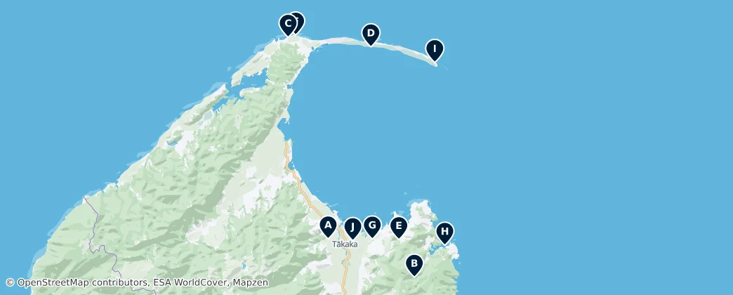 Golden Bay Essentials — mapa
