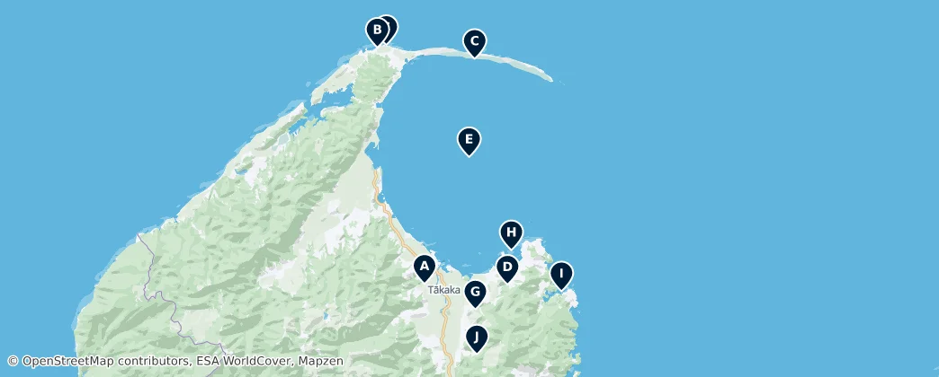 Natural Wonders of Golden Bay — mapa