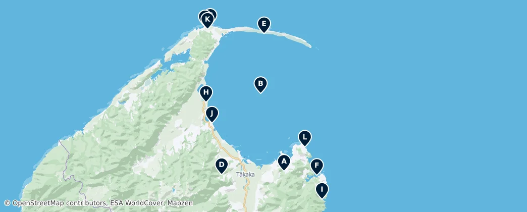 Scenic Campsites & Views — mapa