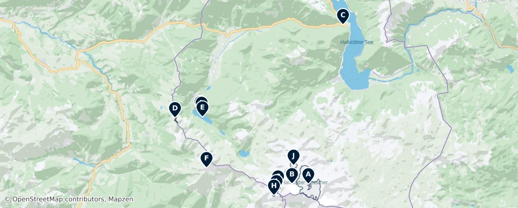 Glaciers & Outdoor Adventures – Mapa