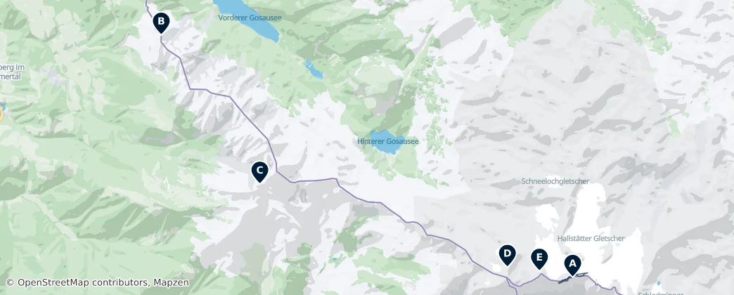 Mountain Peaks & Viewpoints – Mapa