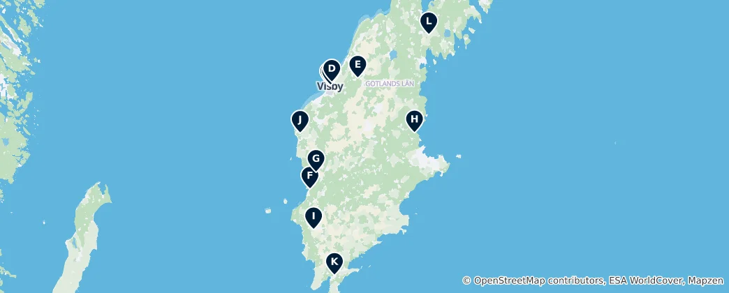 Mapa Archaeological Sites