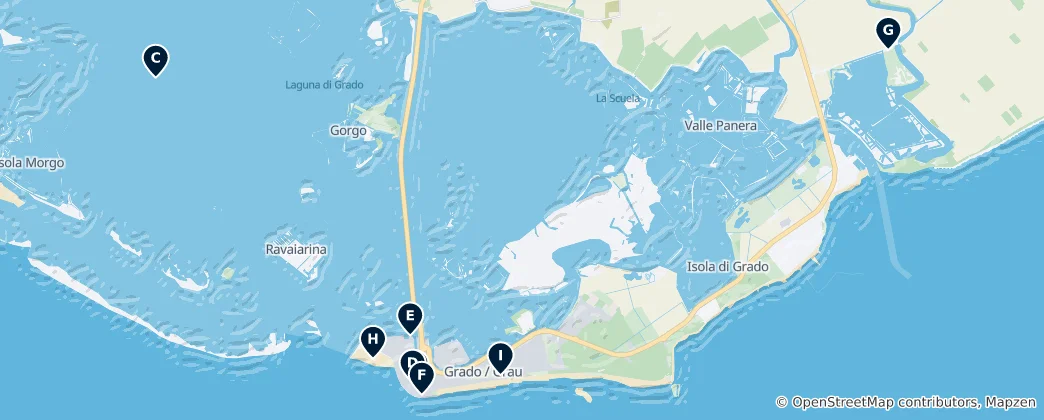 Map of Grado Essentials