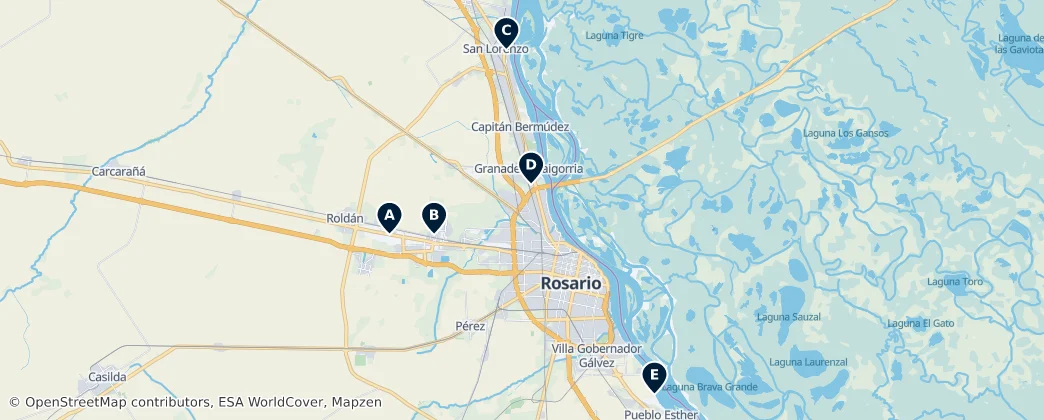 Churches & Sanctuaries — Mapa