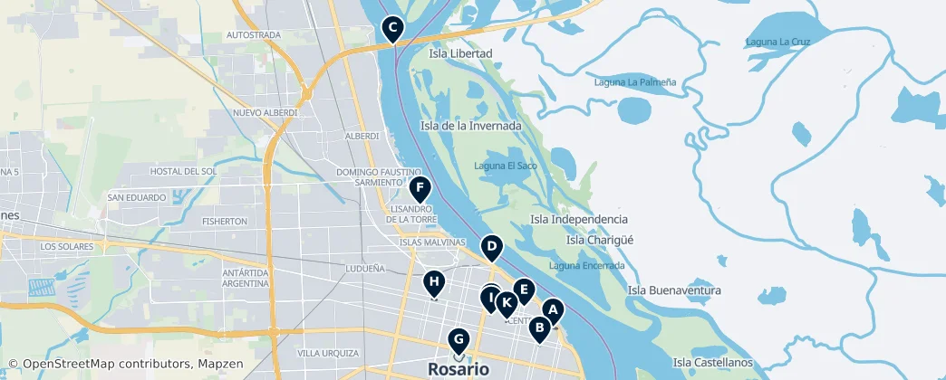 Gran Rosario Essentials — Mapa