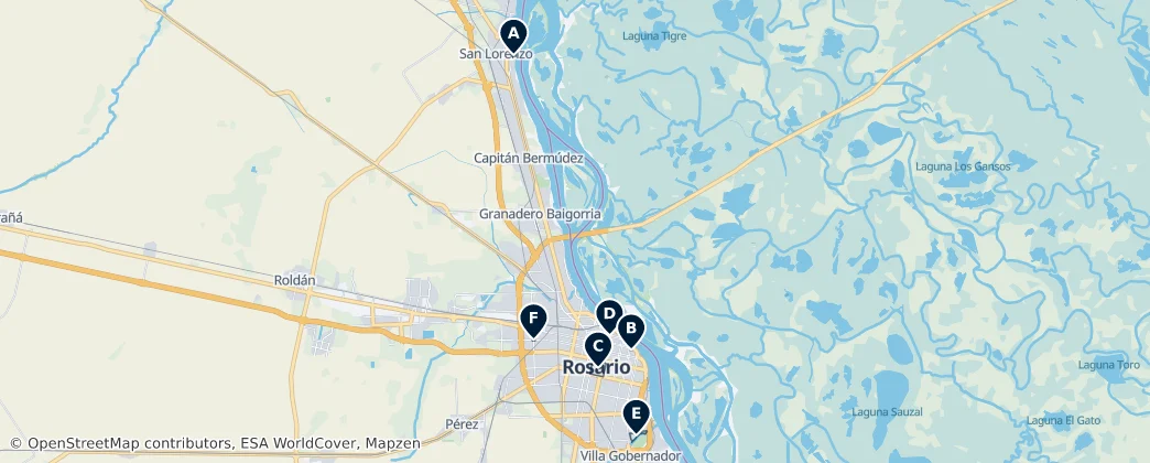 Parks & Green Spaces — Mapa
