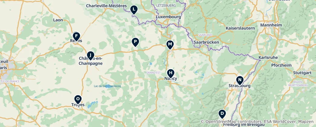 Map of Historic Religious Sites