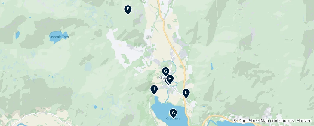 Map of Grasmere Essentials
