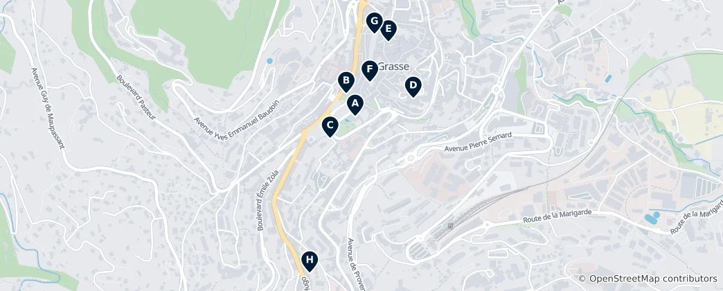 Mapa de Grasse: The Perfume Capital's Essentials